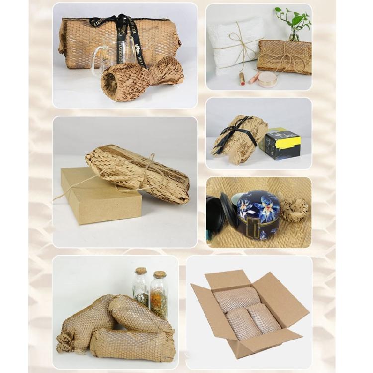Packing Wrap Paper Roll Cushioning Protective Paper Paper Bubble Wrap Alternative for Shipping Breakables Packing