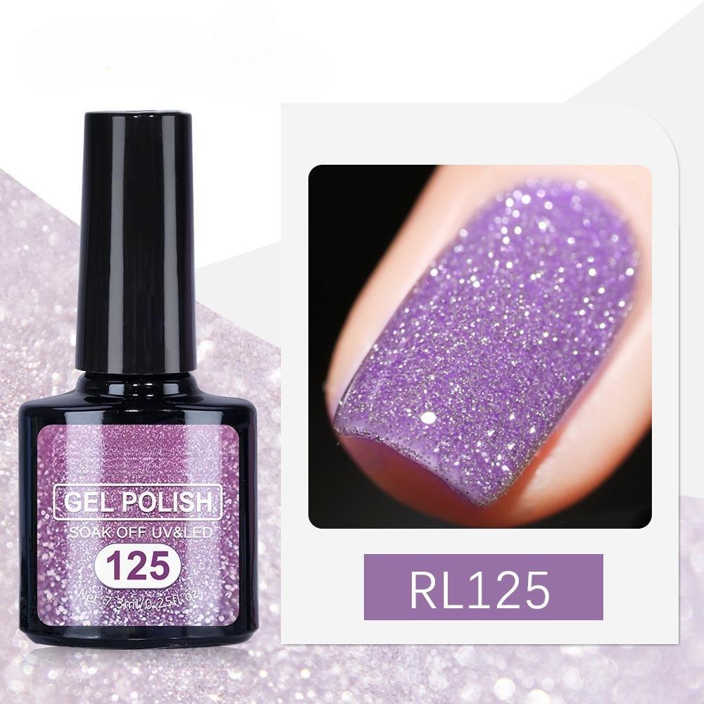7.5Ml Glitter Gel Nail Polish Soak Off Uv Led Gel Varnish Nail Art Manicures