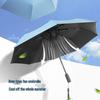 Men's High-End Folding Umbrella with Cooling Fan, Charging Sunscreen, Sunshade, and Rain Protection.