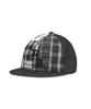 HUG YOUR SKIN Patchwork Denim Snapback (Black)