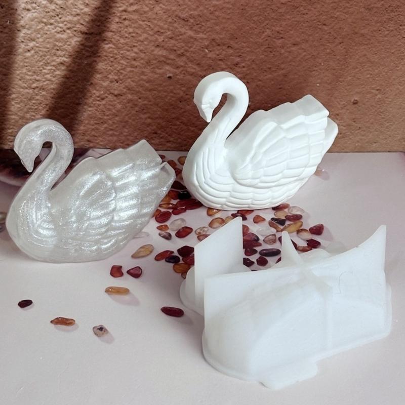Candle Mold,Gooses Resin Silicone Mold for Candle Making Animal Candle Mold for Diys Handmade Soap,Aromatherapys Candle