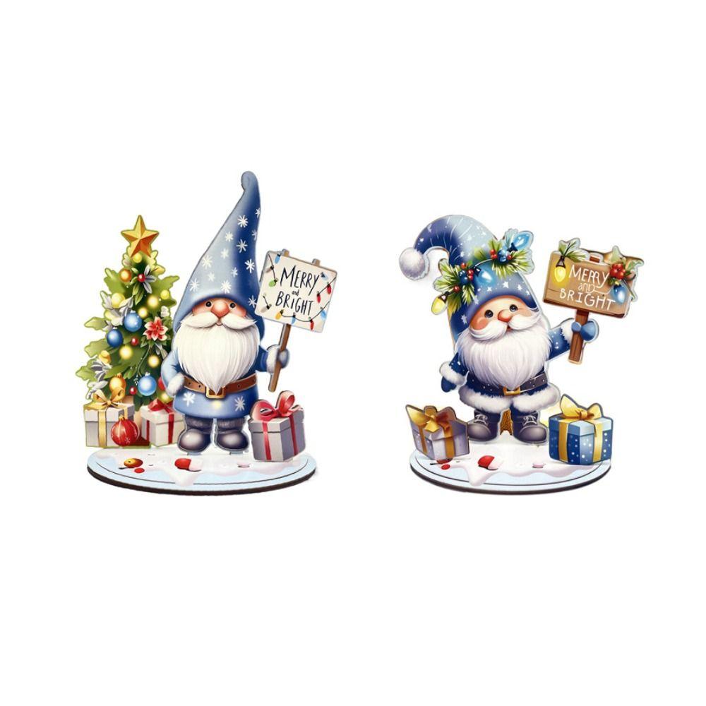 Christmas Tree Dwarf Desktop Decoration Cartoon Xmas Decorative Sign  Christmas