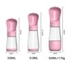 Portable Dog Water Bottle With Food Container Travel 2 In 1 Pet Water Dispenser For Small Large Dogs Cat Labrador Drinking Bowls
