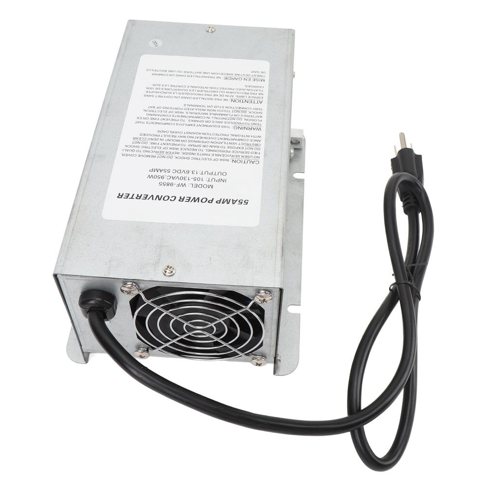 RV Power Converter WF 9855 55 Amp Three Stage Power Charger Replacement for Trailers Camping Vehicles