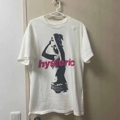 Summer New High Quality HYSTERIC Printed Graphic Tshirts Men and Women Short Sleeved High Quality Tshirts Street Wear
