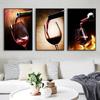 WCIC New Home Decoration Wine Glass Home Room Background Wall Painting Decoration Hanging Painting