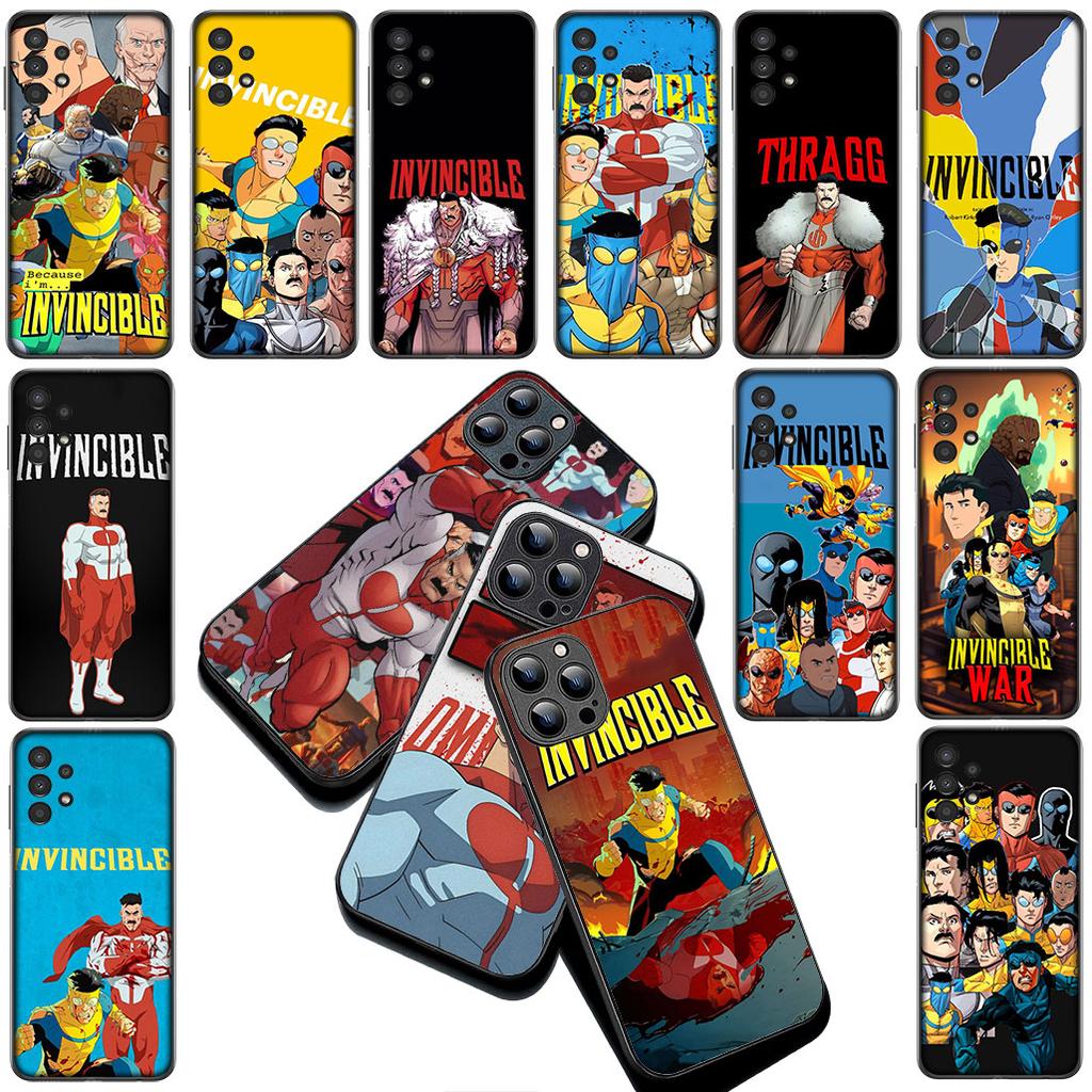 Omnis I-Invincibles Man Silicone Cover for Samsung Galaxy S25 S24 S23 FE Ultra Plus S7 Edge S25+ S24+ A56 5G + Coque Phone Case