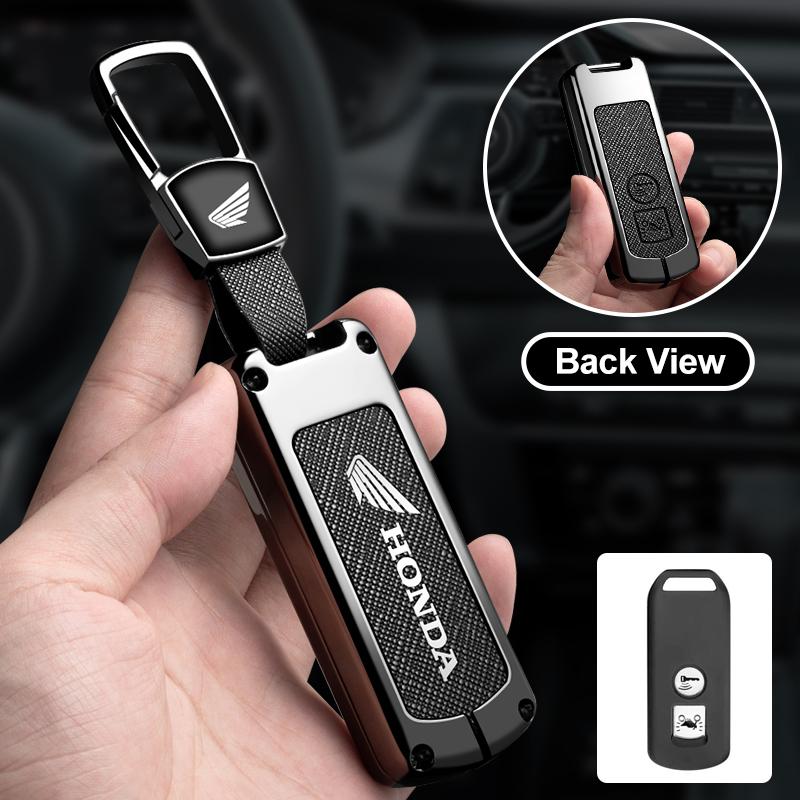 Zinc Alloy Leather For Honda Sh125 Forza 350 250 750 ADV 150 XADV SH150i SH300 150 PCX XAV Car Remote Key Protection Cover Shell