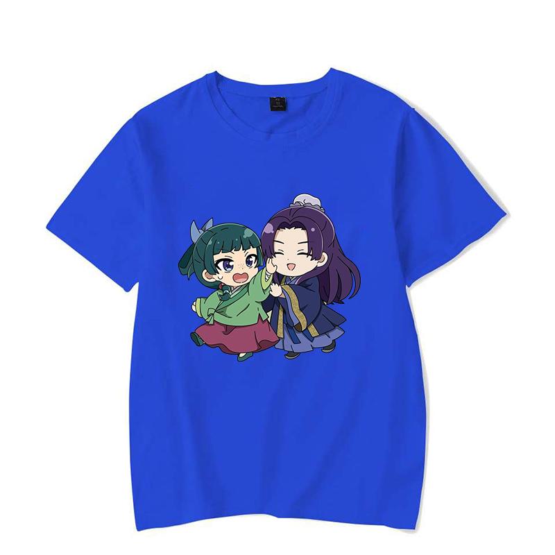 New Funny Anime The Apothecary Diaries T Shirt Unisex Short Sleeve O Neck Summer Casual Cartoon Printing T-shirt Top Tee