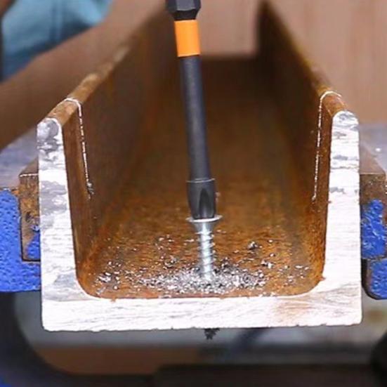 6-teiliges Schlagschrauber-Bit-Set Hohe Haltbarkeit Mehrzweck Sechskantschaft Magnetische Kreuzschlitzschraubendreher-Bohrer Holzbearbeitungswerkzeuge