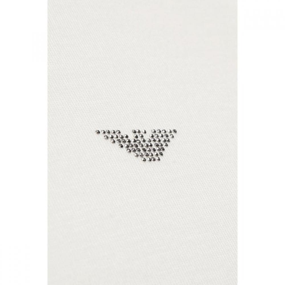 Emporio Armani Women S Scoop Neck Tank Top buSineSS Eagle Logo 0825313503