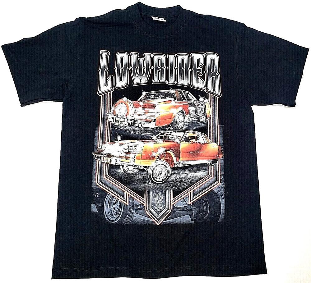 LOWRIDER T-shirt Low Rider Urban Streetwear Men s Tee Black New Unisex T-Shirt XXXL