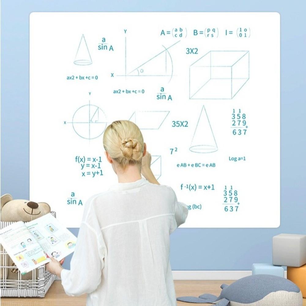 Electrostatic Whiteboard Sticker Removable Erasable Whiteboard Teaching Graffiti Drawing Board