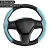For Tesla Model Y Juniper 2025+ Steering Wheel Cover All Season Universal Deer Suede Sports Steering Wheel Cover