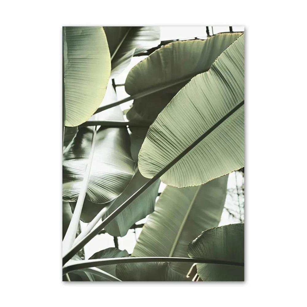 Simple Wall Art Nature Green Leaf Landscape Poster HD Oil Painting Posters Prints Home Bedroom Living Room Decorative Ideal Gift