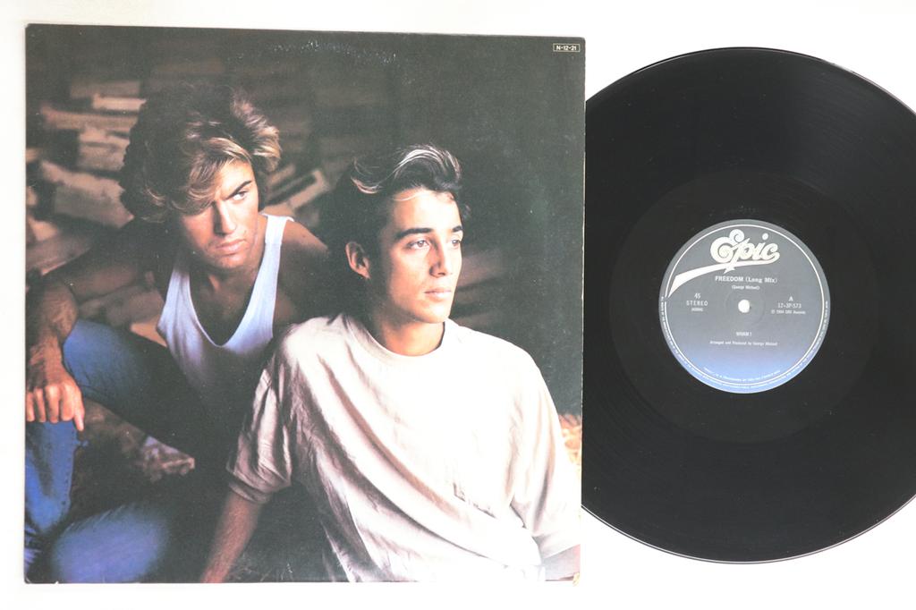 12inch Record WHAM! - Freedom (Long Version)(Instrumental 123P573 EPIC 1984 Japan Pop Used