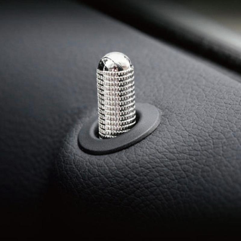 2 Paar Autotürriegel aus Aluminiumlegierung, Verriegelungsstift, Türriegel, passend für W205 GLC-GLE W213 CLA-GLA, modifiziertes Zubehör