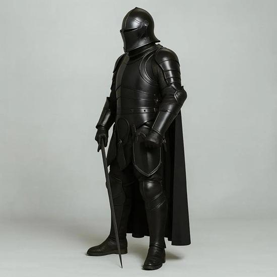 Średniowieczny Hełm Zbroi Pełnej Barbuta Idealny na Halloween, Cosplay Fantasy, LARP, Rekonstrukcje Jarmarku Renesansowego Prezent