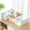 Plastic Desktop Organizer, Portable Rectangular Storage Basket for Kitchen, Bedroom, Bathroom, Dormitory and Office Use