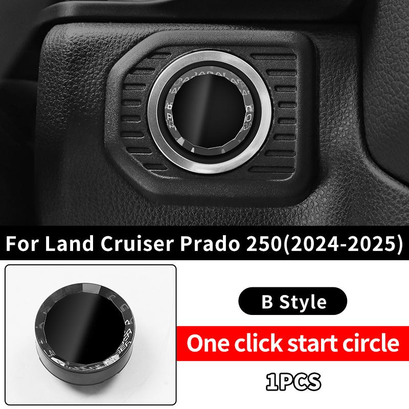 For Land Cruiser Prado LC 250 2024-2025 One-Key Start Ring First Edition 1958, J250 Interio Upgrade Decoration Accessories Tools