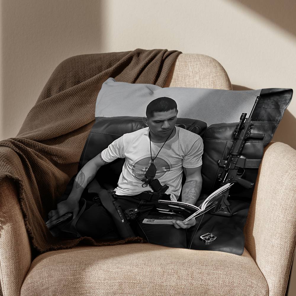 Weight category Alex Pereira Pillow Case Antidustmite Pillowcase Invisible zipper silky short plush Sofa cushion cover