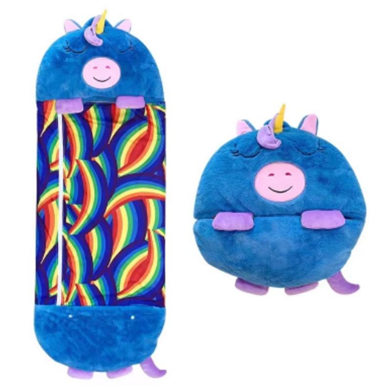 

Детский мультяшный большой спальный мешок плюшевая кукла подушка животное мешок для сна Blue,160*60cm