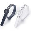 Reusable Finger Size Gauge Rings Sizer Measuring Tool with Magnifying Glass Jewelry Sizing Tool Finger Rings Measurer