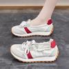 Women's Breathable Shoes Versatile Korean Version Thick Sole Height Increasing Student Running Casual Shoes
