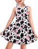 Summer Dress Casual Sleeveless Vest Cotton Skating Vest Short Medium and Long Dress