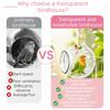 Detachable Parrot Breeding Nest Transparent Bird Cage Bed Spherical Bird Nest  Pet Supplies