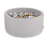 Minky Dry Pool H-40 Cm with 200 Balls - Light Gray
