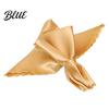 Scalloped Edge Napkins Satin Napkin Solid Color Glossy Cloth 17x17 Inch Commercial Grade Reusable Silky Dinner Napkin for Weddings Parties