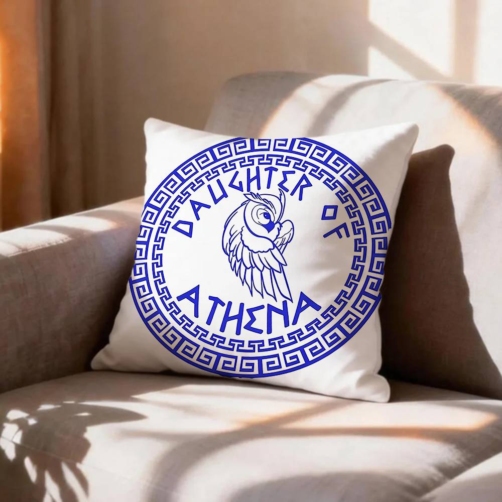 COOL SSon DDaughter of Poseidon Greek Pillow Case Pattern Printed Pillowcase For Living Room Sofa Cushion Cover