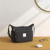 Anello Grande Cinnamon Shoulder Bag, A4 Size, Multi-Storage, Black (GTM0334Z)