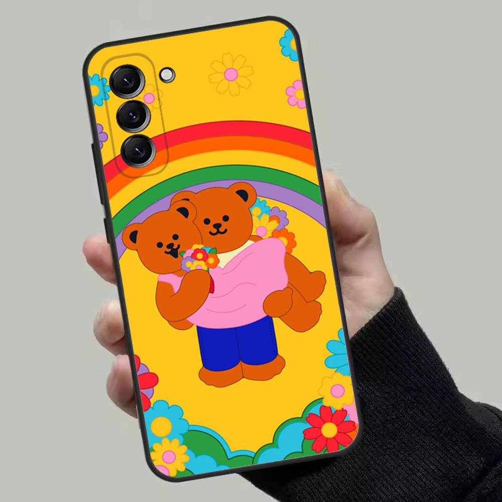 

W-Wiggle C-Cookie Cartoon Phone Case For Samsung Galaxy A13,A21s,A22,A31,A32,A52,A53,A71,A80,Soft Black Shell Samsung a735g