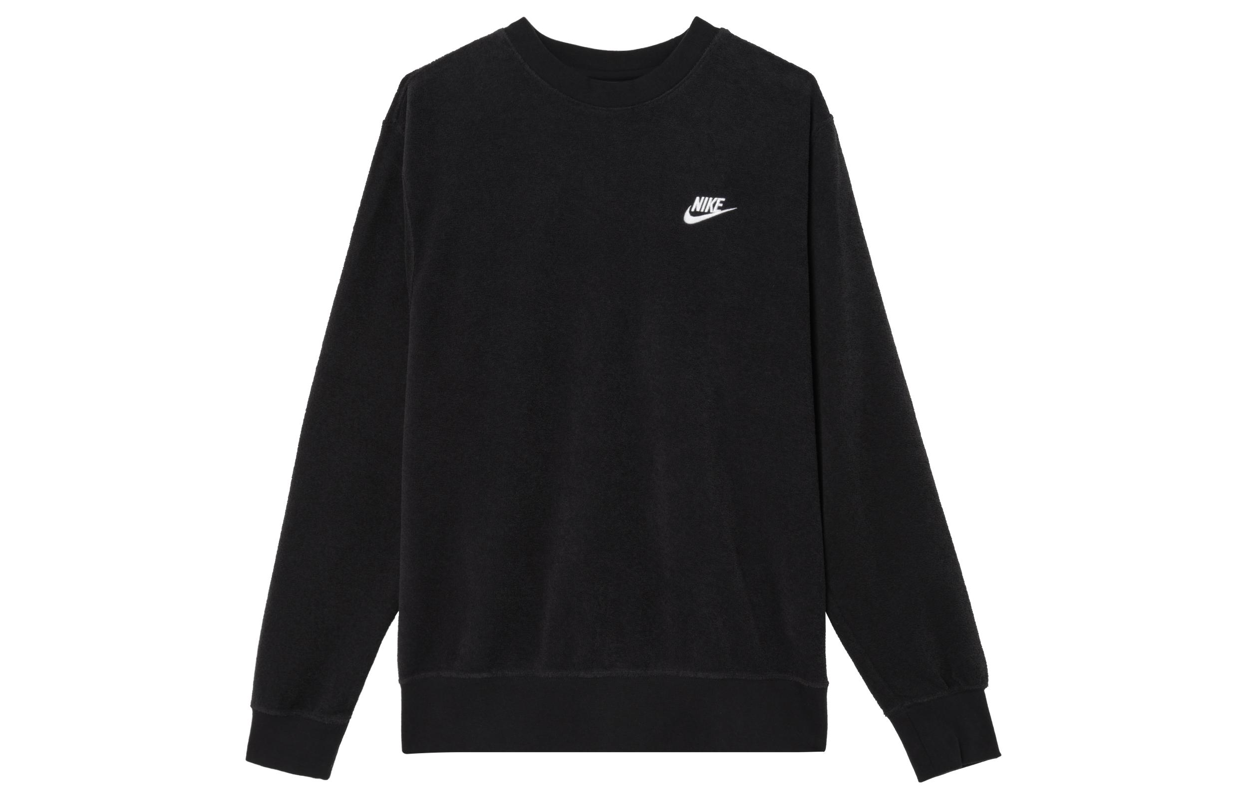 Nike Sweatshirts Men s Black Crew Neck Moderate Regular FB4980-010 XXL