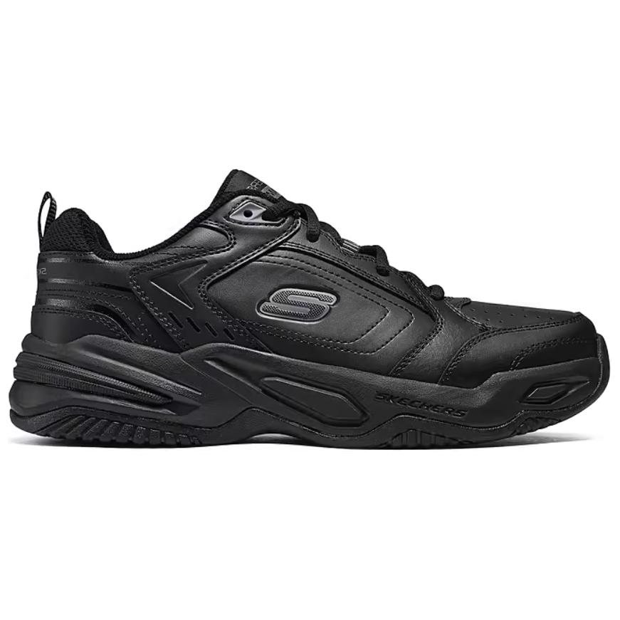 Skechers Durham Fashion Versatile Durable Low-Top Casual Shoes Men Sneaker Black 232730-BBK