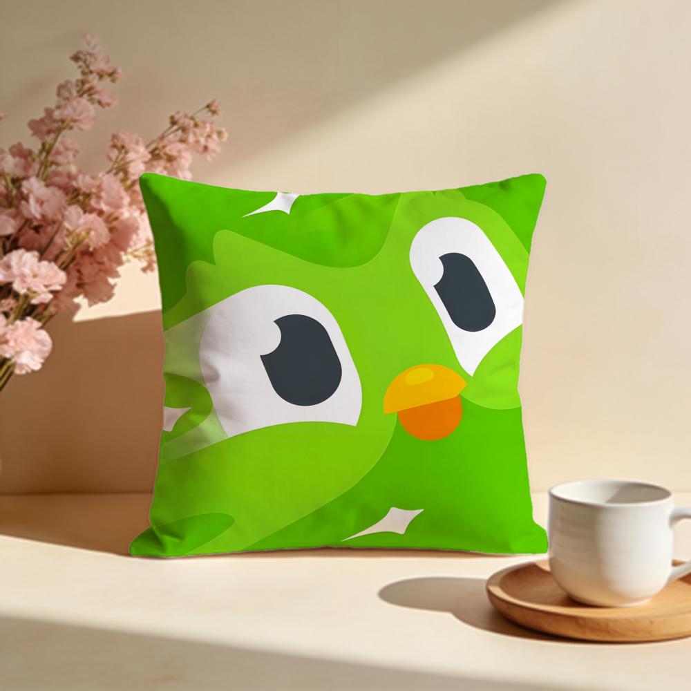 Fashion DDuolingoful Cushion Cover Stylish Washable Pillow Cover Ideal for Couch Bedroom Car Decoration