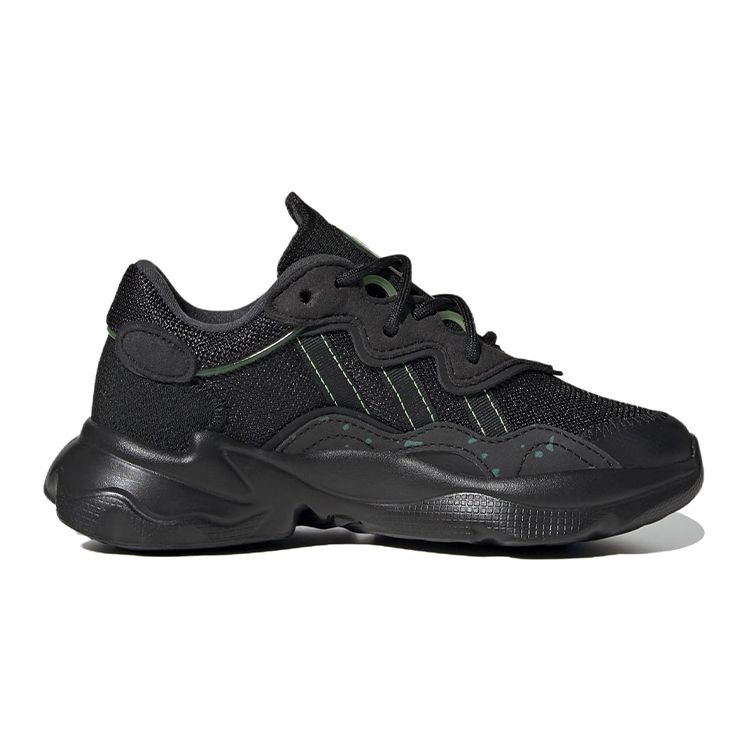 Adidas Dětské tenisky Ozweego J Black Solar Green Core-Black HR0238