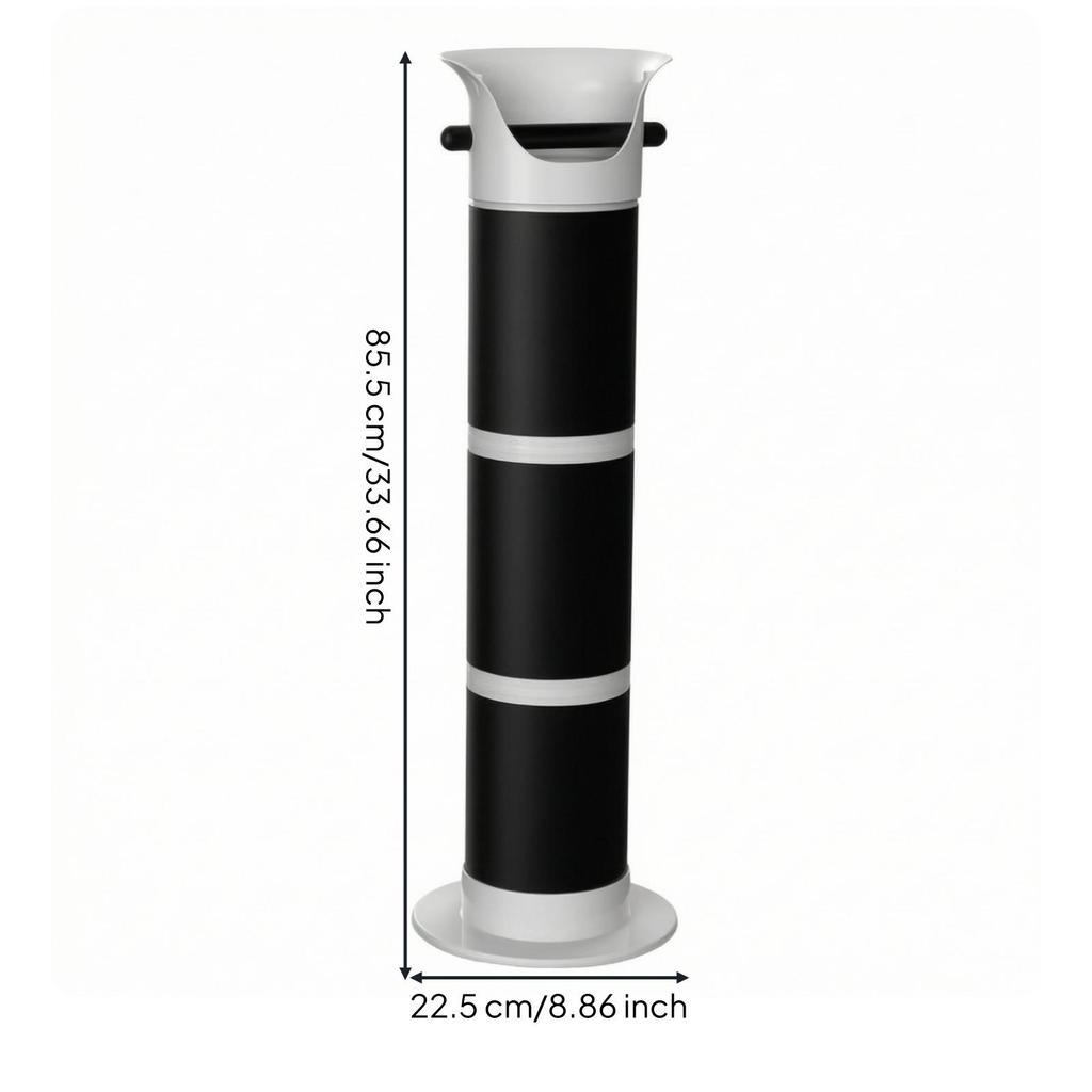 Coffee Grounds Bin with Towel Freestanding Floor Standing