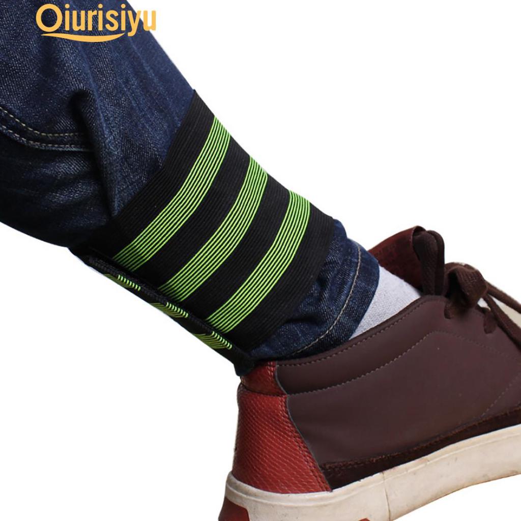 Fashion Cycling Bike Bicycle Bind Elastic Trousers Pants Band Leg Strap