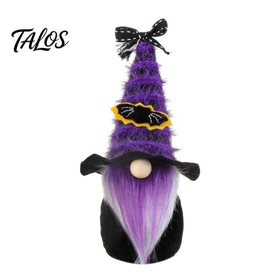 Unique Halloween Ornaments Gnome Decor, Cute Gradient Ghost Figurine, Faceless Statue Holiday Decorations for Party Shelf Table, Spooky Ornament Home