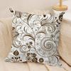 Luxury Khaki Pattern Cushion Cover Soft Plush Fabric DoubleSided Printed Cushion Covers for All Seasons Modern HomeDecor Gift
