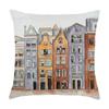 Car Living Room Sofa Cushion Cover Luxury Home Decor Pillow Cover Farm Garden City Seascape Print