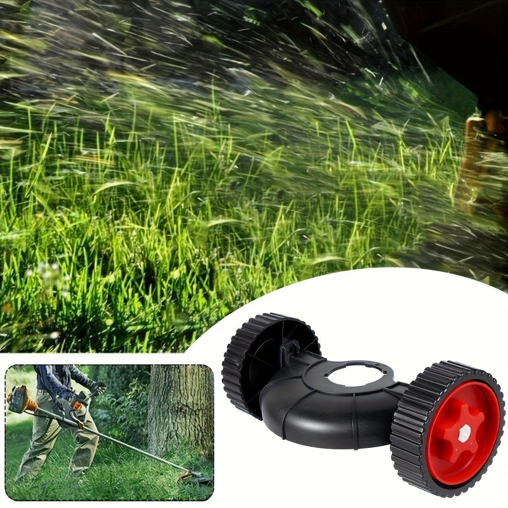 1 Adjustable Trimmer Support Wheel, Lawn Mower Support Wheels Set, Grass Cutter Auxiliary Wheel, Lawn Mower Protective Wheel, Lawn Mower Accessories