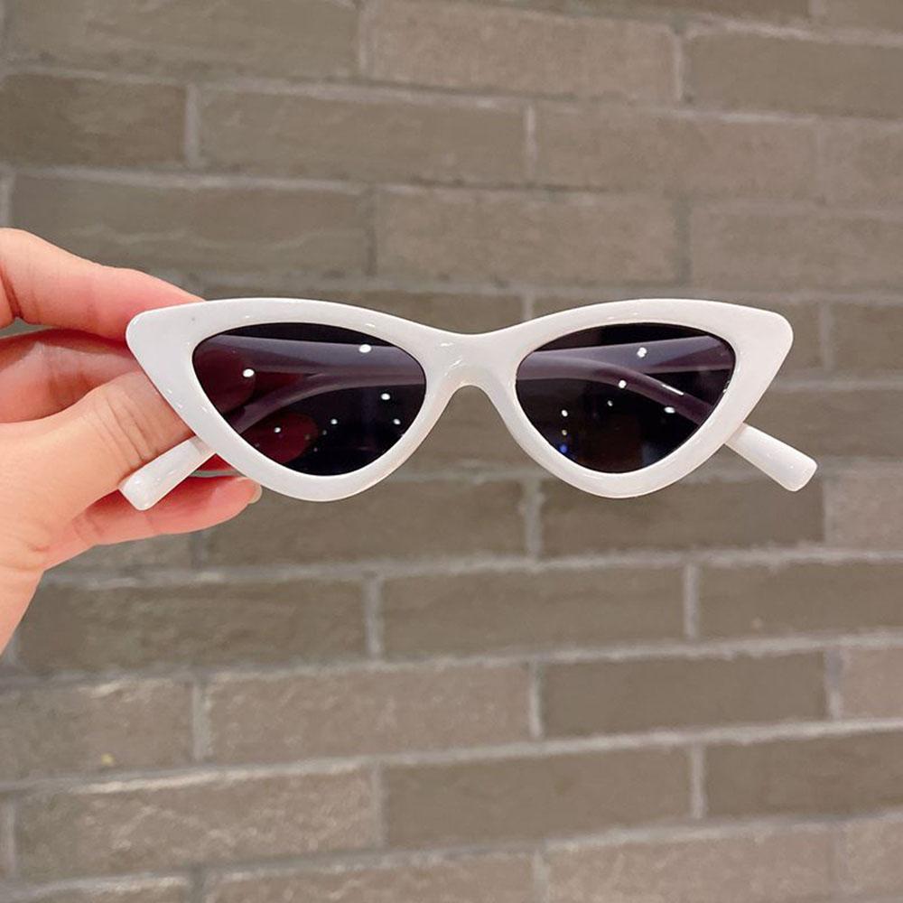 Trendy Cat Eye Triangle Sunglasses for Kids Children Fashionable Eyewear