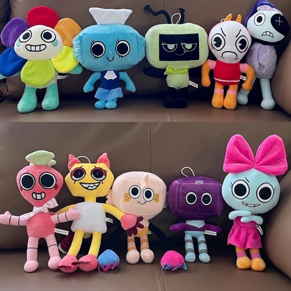 Dandy's World Plush Adorable Pillow Home Decors Horror Game Dandys World Rodger Goob Plushie Cute Anime Stuffed Soft Toy