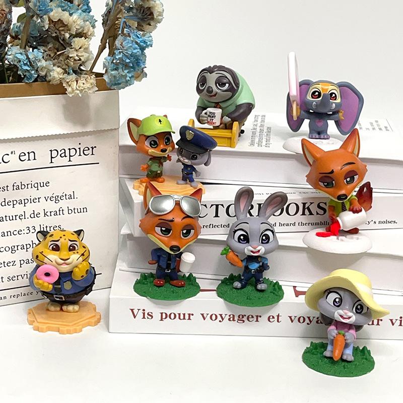 Популярная Новая Сумасшедшая Зверополис Лис Ник Кролик Джуди Ручная Работа Кукла Сопутствующая Кукла Настольное Украшение Детская Игрушка Подарок