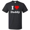 T-shirt J'aime Papa Je Cœur Papa Tee