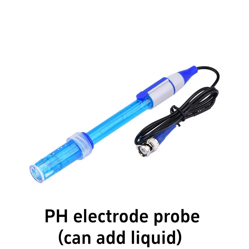 Liquid PH Value Detection Regulator Sensor Module Monitoring Control Meter Tester + BNC PH Electrode Probe For Arduino PH 0-14